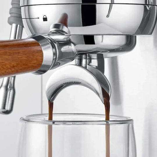 Caso Handbetriebene Espressomaschine 3000W Druck 19bar Graue