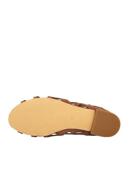Women's Flat Sandals Brown