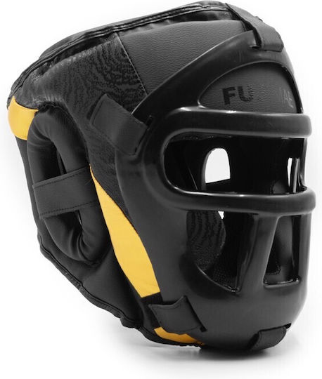 Fujimae Adult Full Face Boxing Headgear Black