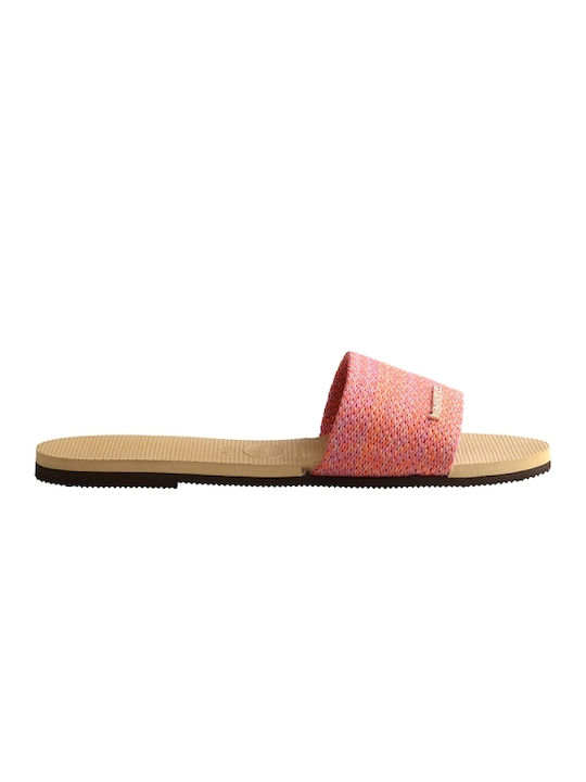 You Malta Slides Peach/Golden