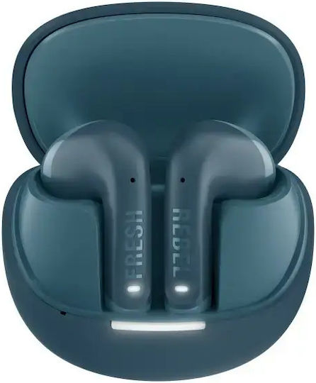 Fresh 'n Rebel Twins Core 2 Earbud In-ear Bluetooth Handsfree Headphones with Sweat Resistance and Charging Case Steel Blue