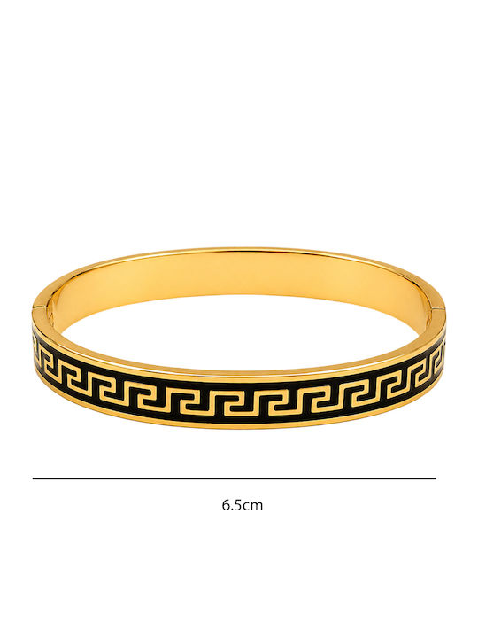 Awear Women's Gold Plated Steel Handcuff Bracelet