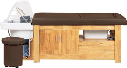 Brown Wooden Physiotherapy Bed 0154392