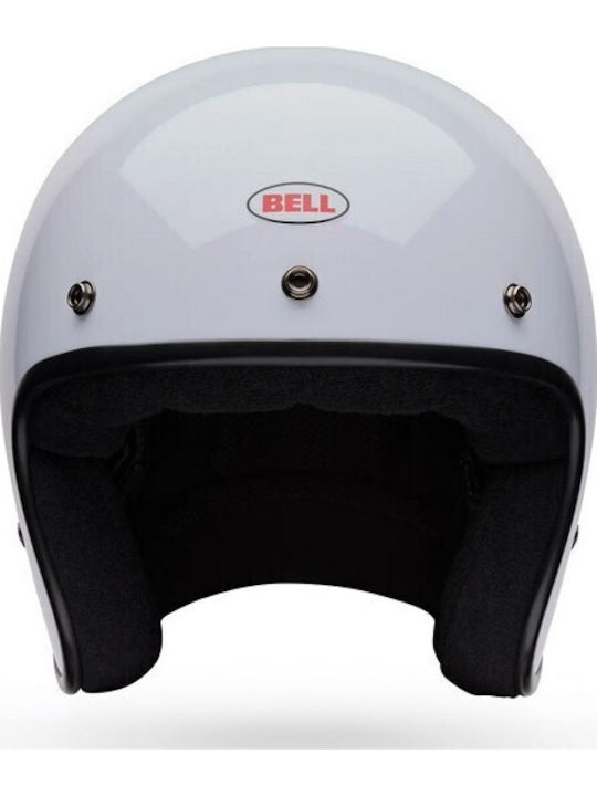 Bell Magnum Solid White Κράνος Μηχανής Jet DOT / ECE 22.06 980gr