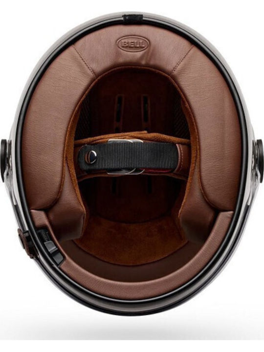 Bell Bullitt GT Lane Mocha Braun Motorradhelm Volles Gesicht ECE 22.06