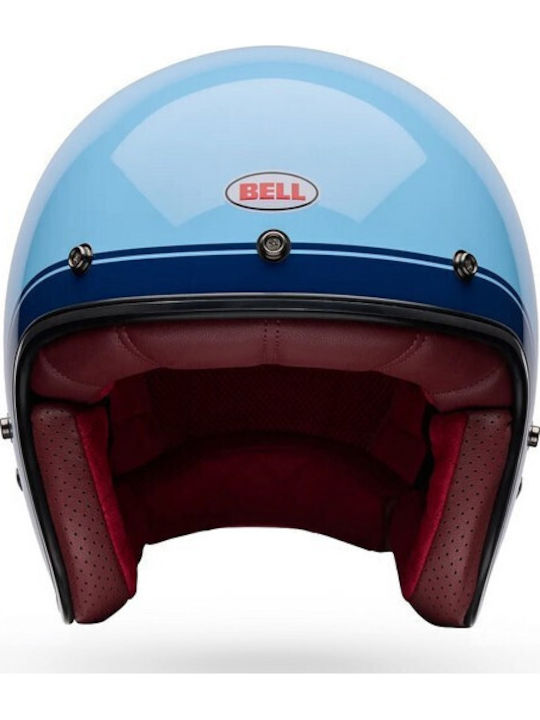 Bell Custom 500 Crate Icy Blue Κράνος Μηχανής Jet ECE 22.06