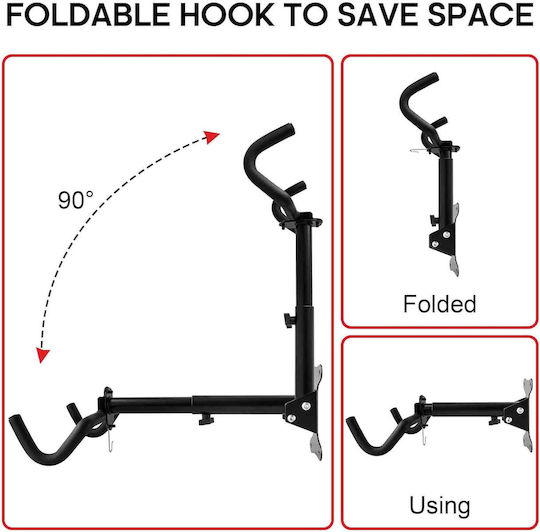 Bicycle Wall Mount Rack Adjustable Holder Set 2 Pieces