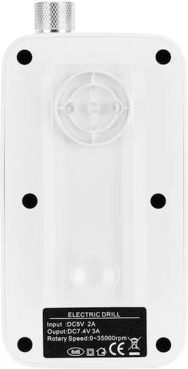 Freza Electrică Portabilă Pentru Unghii Cu Baterie Viva 305 35000rpm Sistem Twist-lock