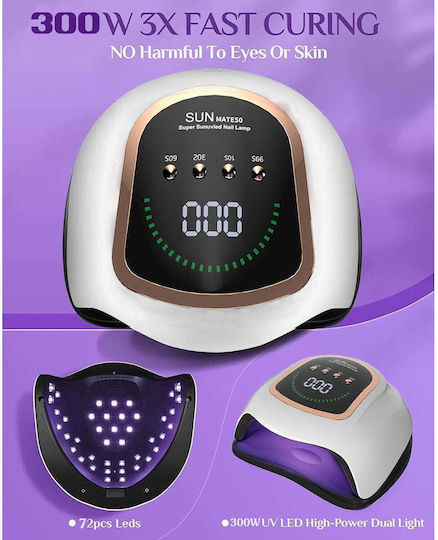 Uv Led Lamp Manicure 42 Leds 200w Sun Mate 50