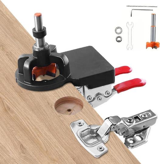 Sablon Pentru Găurirea Balamalelor Zola Mobilă Freză 35 Mm Aluminiu Plastic Accesorii Incluse
