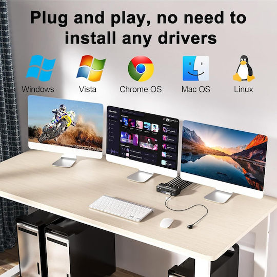 B0FBWWMB5X Comutator KVM și de Date cu HDMI / DisplayPort / USB 3.0