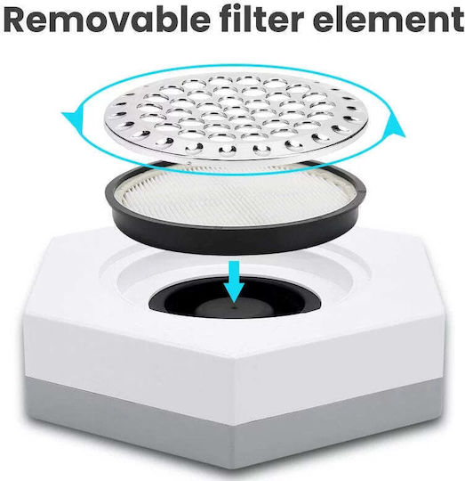 Filtru Aspirator Manichiură 80w Hexagon