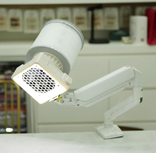Aspirator Profesional Pentru Manichiură Ua-002 – Braț Reglabil Filtru Lavabil Iluminare Led