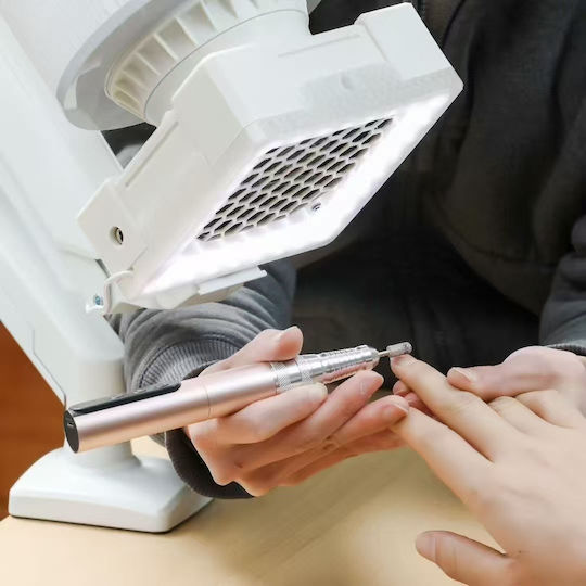 Aspirator Profesional Pentru Manichiură Ua-002 – Braț Reglabil Filtru Lavabil Iluminare Led