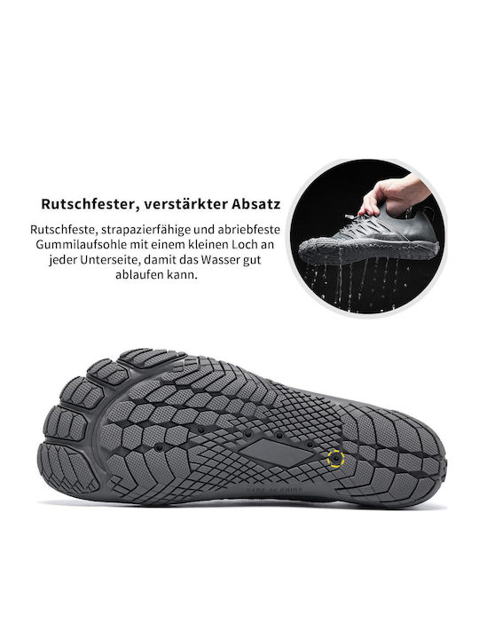 Racqua Water Shoes Swimming Sports Beach Quick-drying Gray 41
