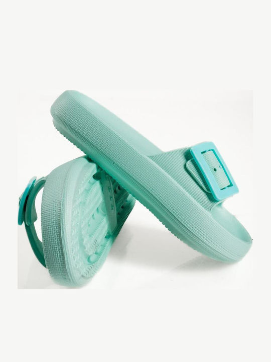 Women's Slides Green