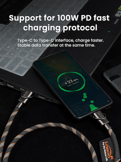 Loboo Usb-c 100w Charging Cable Lanyard