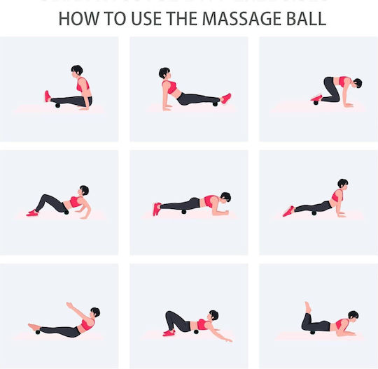 Massagekugel Schwarz 12cm