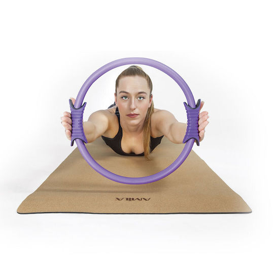 AMILA Pilates Ring 14" Μαλακό Μωβ