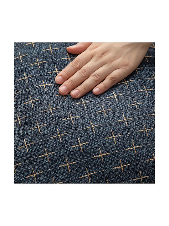 Mandioo Διακοσμητική Μαξιλαροθήκη Navy Blue 40x40εκ.