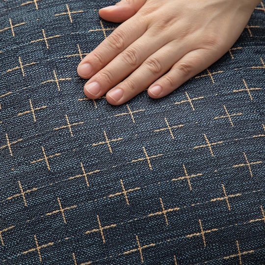 Mandioo Decorative Pillow Case Navy Blue 40x40cm