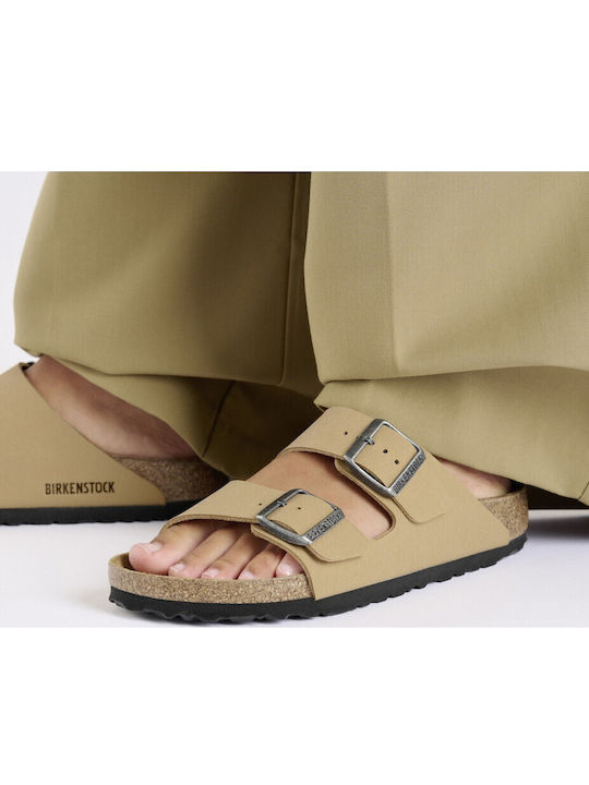 Arizona Birko-flor Birkibuc Birkibuc Дамски Сандали Екрю Нормална Кройка