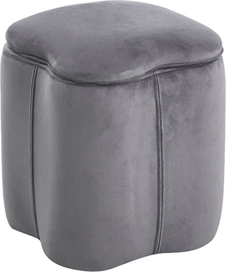 Σκαμπό Σαλονιού με Αποθηκευτικό Χώρο Fiona Grey 30x30x34εκ. Σκαμπό Σαλονιού με Αποθηκευτικό Χώρο Fiona Grey 30x30x34εκ.