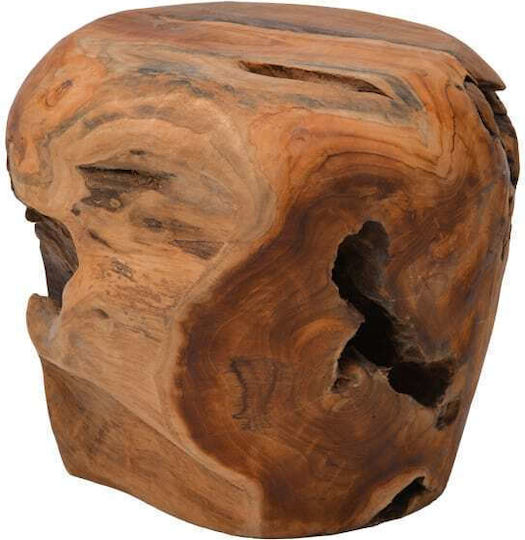 Stool For Living Room Bolare Natural Shade 40x40x35cm