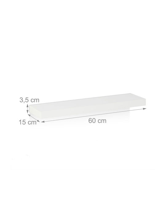 Стенни Рафтове Бели (3 бр) 60x15x3.5 см