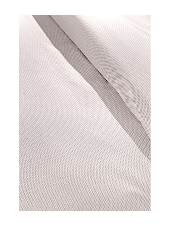 Guy Laroche Minimales Bettlaken King Size mit Gummibettlaken 180x200+35cm Perla