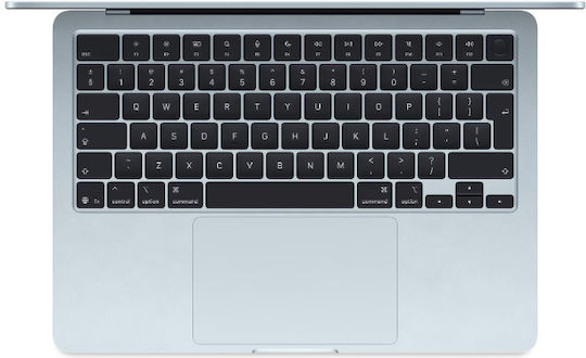 Apple MacBook Air 13.6" Panou IPS Ecran Retina (M4-10 Nuclee/16GB/512GB SSD/10-Core GPU) cu Încărcător 35W Dublu Port Albastru Ceresc Tastatură Română