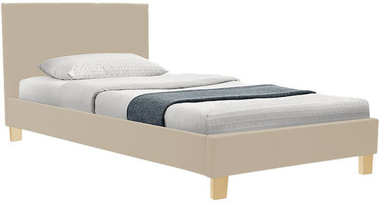 Nevil-perfecto Pat Single cu Saltea 90x190cm Nuanță Naturală