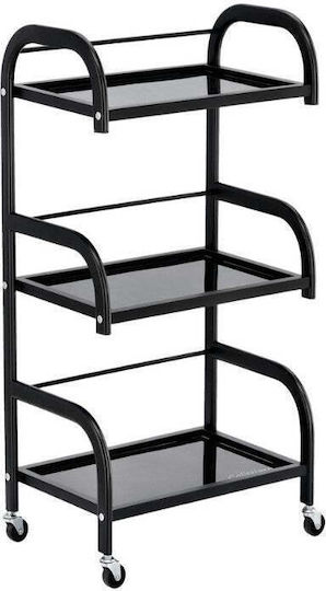 Birou Multifuncțional Pentru Studenți 3 Polițe Din Sticlă 46cm Lungime 3-pk-001