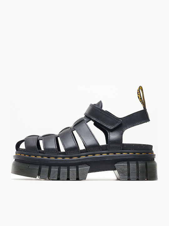 Ricki Sandale Din Piele Pentru Femei Negre