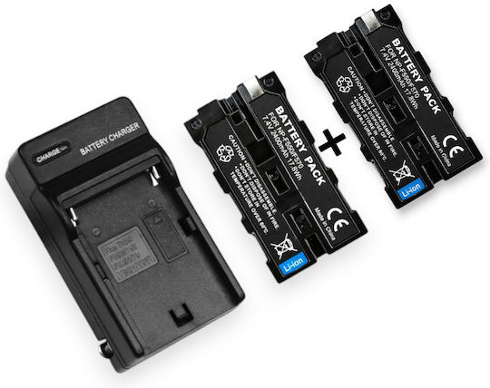 Dual Power Kit Np-f550 F570 – Power System 2 Batteries Charger