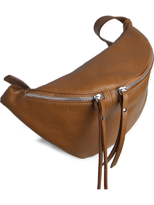 Women's Leather Belt Bag Tabac Brown