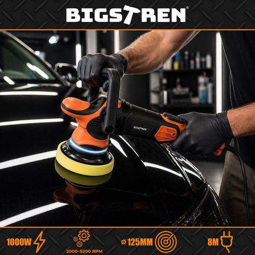 Bigstren Двойно Действие Аполираща Машина 1000W с Скорост 5200rpm