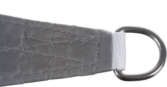 Dreieck Sonnensegel Grau 4m 120g/m²