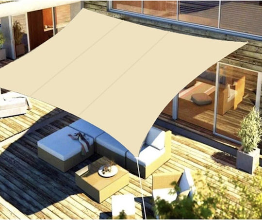 Правоъгълно Екрю Панел За Сенки 3x4м 120гр/м²