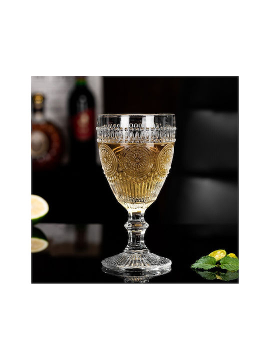 Viosarp Vintage Σετ Ποτήρια για Λευκό Κρασί από Γυαλί 320ml 6τμχ