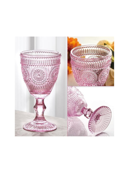 Viosarp Vintage Σετ Ποτήρια για Λευκό Κρασί από Γυαλί 320ml 6τμχ