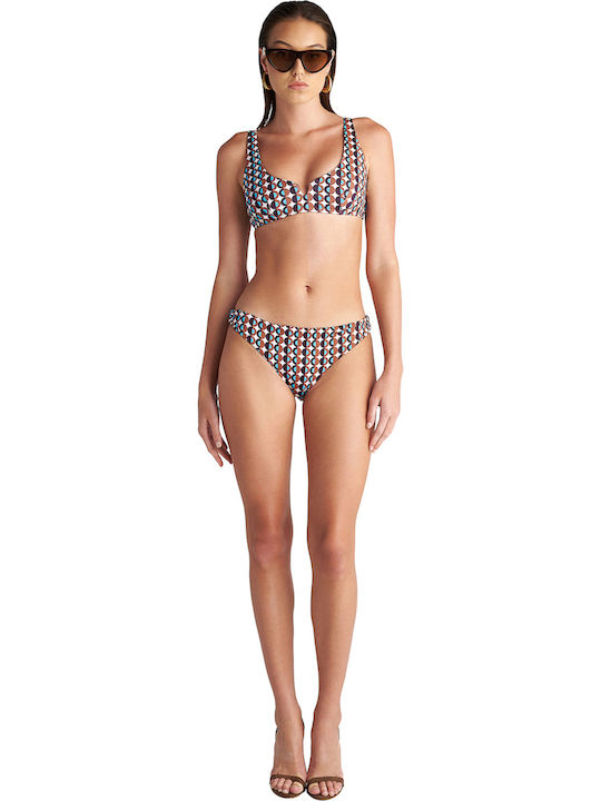 Bikini Μπουστάκι C Cup με Ενίσχυση Καφέ