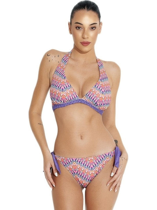 Bikini Dreieck D Körbchen Lila