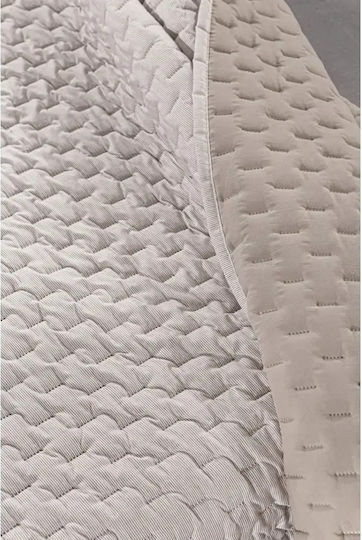 Guy Laroche Arden Tagesdecken Set Halbdoppel Microfiber Natürliche 180x240cm 2Stücke