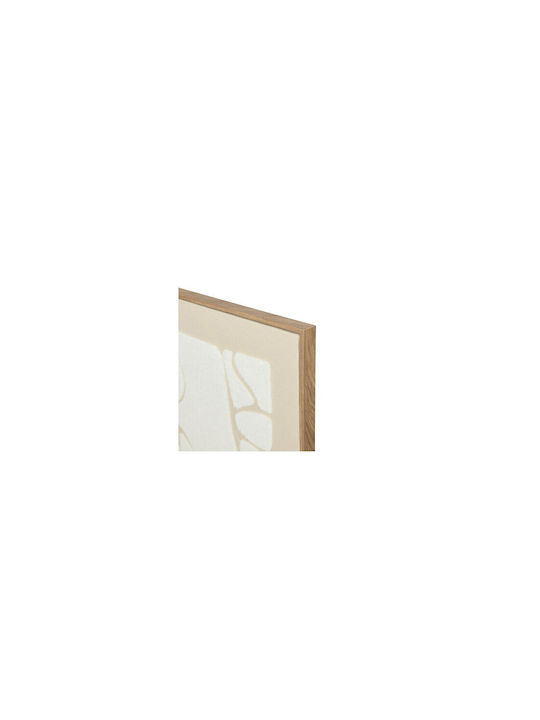 3D Gemälde "Fabric Ziad" Beige-Braun 50x70cm