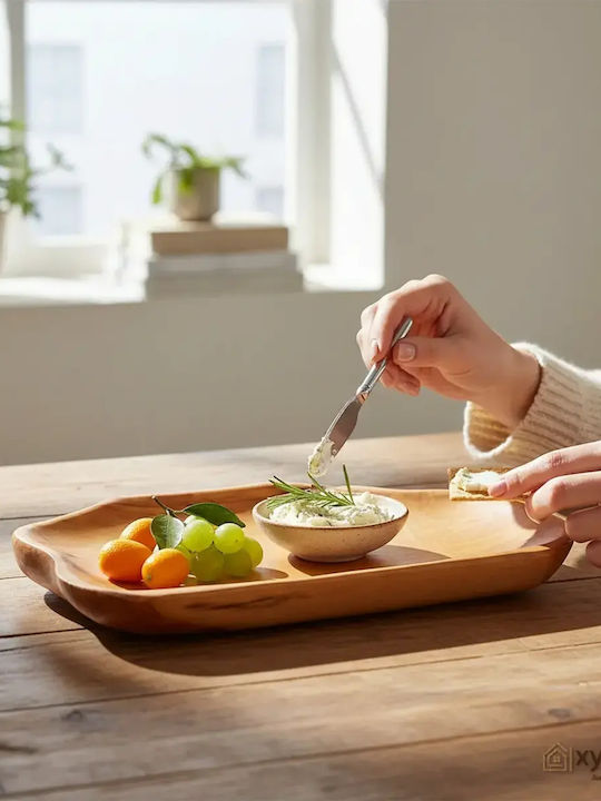 Wooden Serving Platter Beige 30x20cm pl624.019 Wooden Serving Platter Beige 30x20cm pl624.019