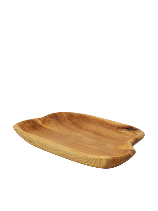 Piață De Servire Din Lemn Bej 35x23cm pl624.020