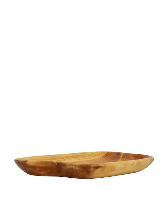 Piață De Servire Din Lemn Bej 35x23cm pl624.020