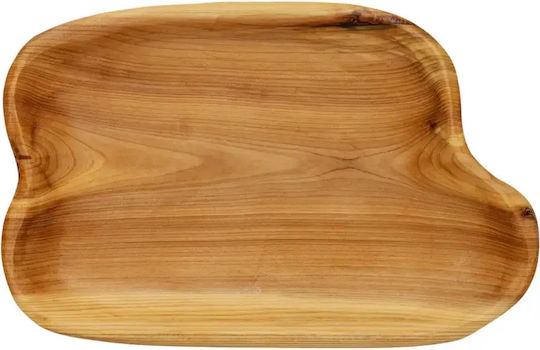 Xylino.gr Πιατέλα Σερβιρίσματος Hölzernes Beiges 35x23cm pl624.020