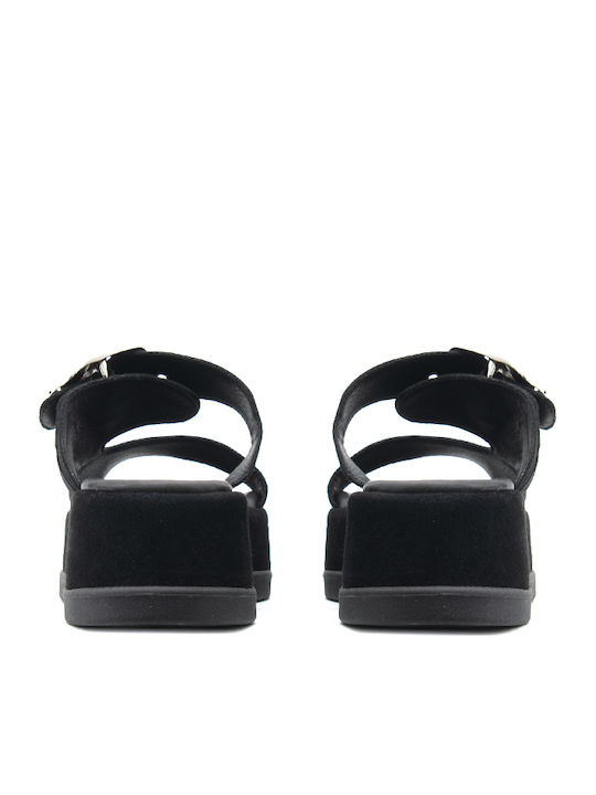 Дамски Сандали Flatforms Черни